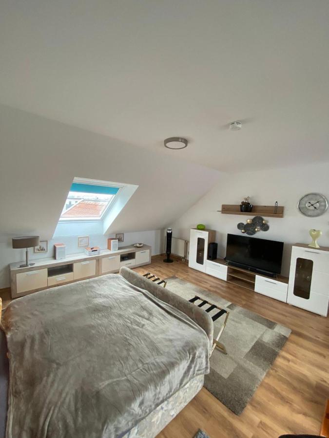 Dachgeschoss Apartment Mit Ausblick Halle (Saale) Exterior foto
