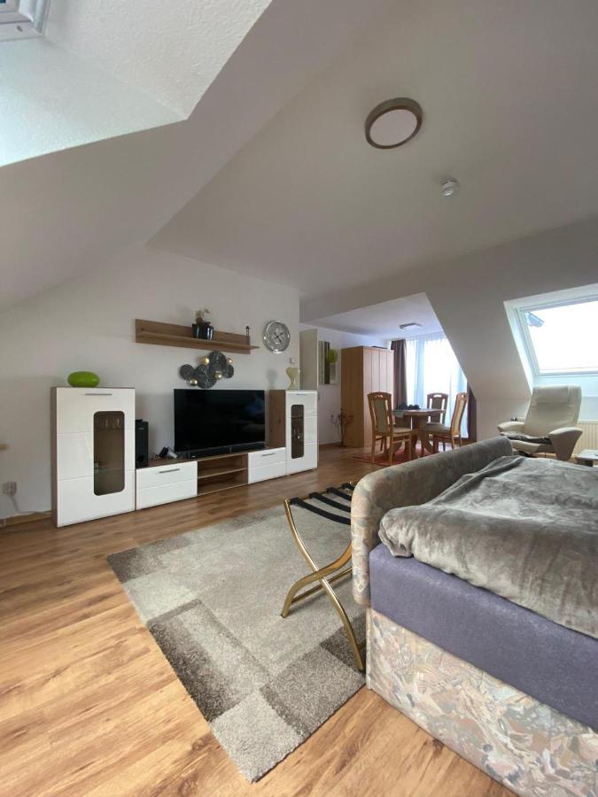 Dachgeschoss Apartment Mit Ausblick Halle (Saale) Exterior foto